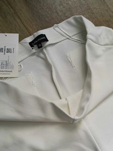 Formal White Legged Pants