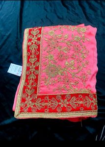 Heavy Embroidered Saree