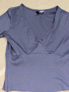 Ribbed H&amp;M Top