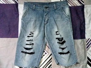 Blue Half Crazy Jeans........ It's Used