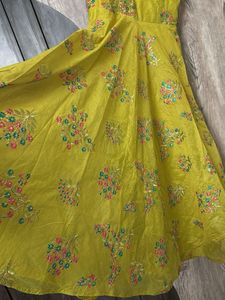 Lime Yellow Kurti+duppatta