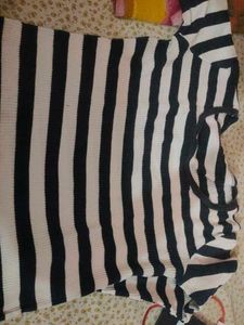 Striped Knit Top