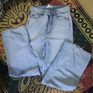 Light Wash Wide Leg Jeans