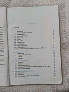 XI Mathematics Book In New Condition