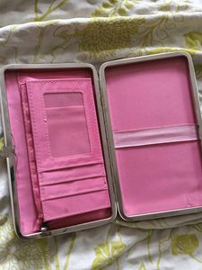 Blue &#39;I Love Pink&#39; Wallet