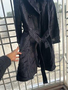 Elegant Black Trench Coat