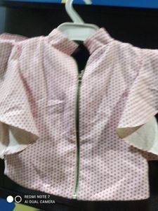 Pink Dots Design Top
