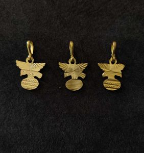 Gold Eagle Pendants (Set of 3)