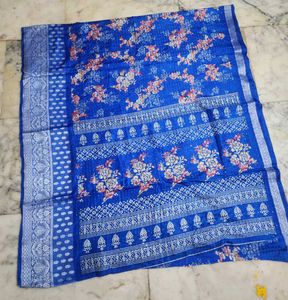marvadi style blue saree