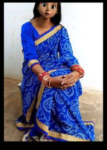 Elegant Blue Saree