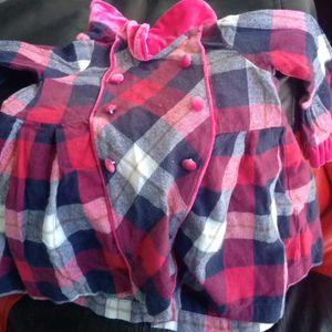 Cots Woollen Frock For 9-12 Months Girls