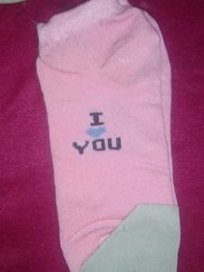 Pink Coloured Socks For Kids