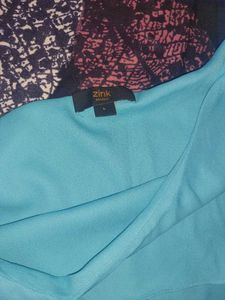 Branded one strip shoulder top size L