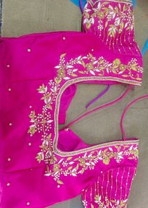 Latest Design , lehenga Choli. Maggam Work Blouse, Western Wear Stitching With In  Oneday Delivery