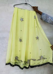Elegant Yellow Ethnic Dupatta