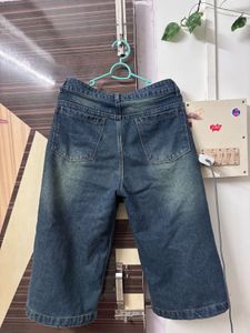 Culotte Jeans - Wide Leg Cropped Denim