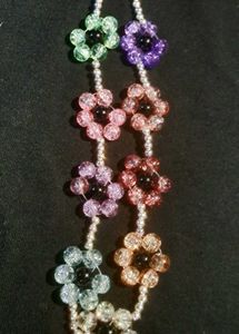 Floral Beaded Necklace