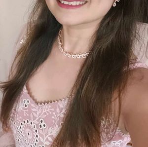 Baby Pink And White Festive Suit