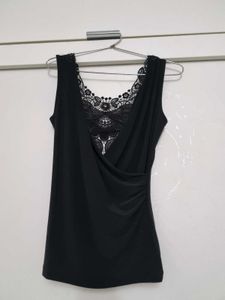 Black Lace Style Top