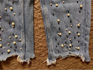 Zara Bead Work Denim Jeans👖