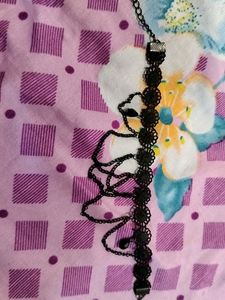 Classy Black Anklet