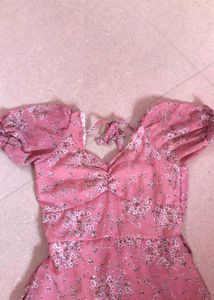 Floral Pink Dress