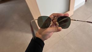 Retro Gold Frame Sunglasses