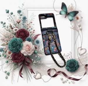 Samsung ZFlip 5 Case With Chain Charm