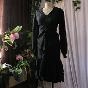 Korean Vintage Inspired Long Sleeve Dress