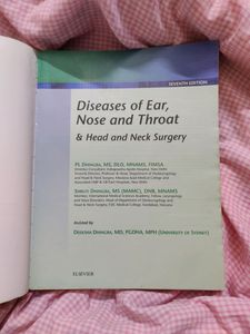ENT book By Dr Dhingra