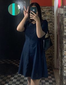 Cute Navy Blue Dress