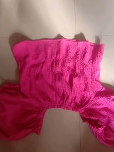 Pink Crop Top