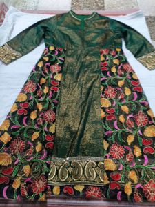 Nice Green Gown Type Can Wear Daily