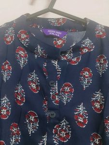 New Navy Blue Kurti