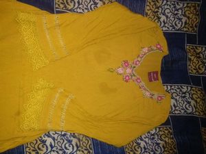 Embrodry Kurta Pant Set