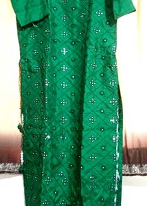 🍀Dark Green Kurti 🍀