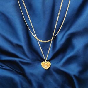 Double Layered Heart Necklace