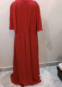 Elegant Red Maxi Dress