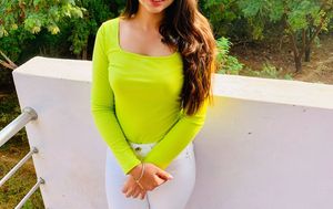 Neon Green Casual Top