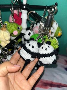Crochet Handmade Amigurumi Keychain Or Bag Charm