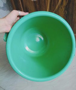 Green Plastic Bucket