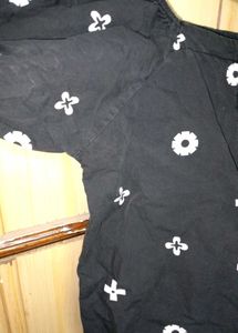 Black Shirt style crop top