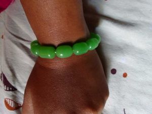 Green Beaded Bracelet