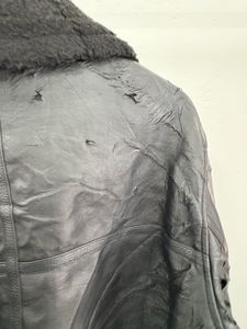 Unisex Black Leather Jacket