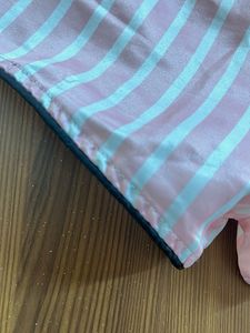 Striped Satin Sleep Shorts