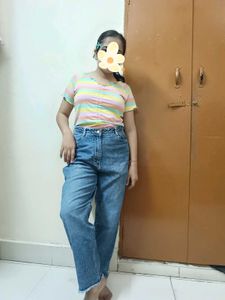 Mom Fit Blue Jeans