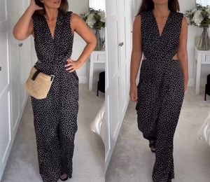 Chic Polka Dot Jumpsuit