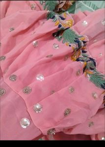 Desiner Bollywood Saree With Designer Blouse