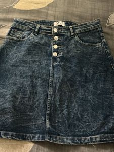 Denim Mini Skirt