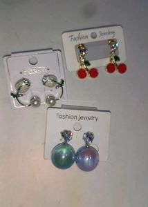 Earring Trio - Cute &amp; Unique Styles